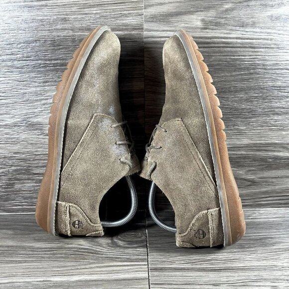 Timberland Men's Front Country Taupe‎ Suede 3-Eye Plain Travel Oxford Shoes Sz 9 - Picture 5 of 8